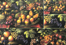 Декупажная карта 50х70см., тема Натюрморт с фруктами "Maimeri"