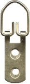 Д-кольцо с 2-мя отверстиями, никель/латунь D 04 (1шт.)(100шт/уп.)