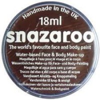 Краска для лица и тела 18мл. коричневый темный "Snazaroo"