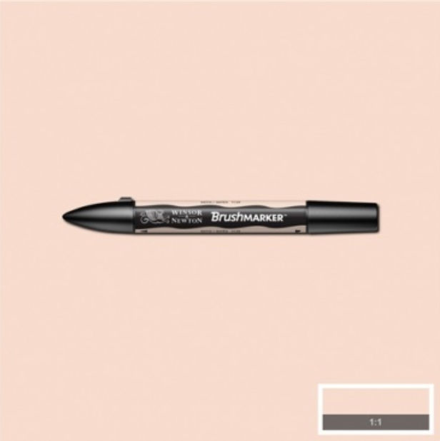 Маркер Brushmarker двухсторонний на спирт.основе цв.Y129 Розовый матовый Winsor&Newton Маркер Brushmarker двухсторонний на спирт.основе цв.Y129 Розовый матовый Winsor&Newton