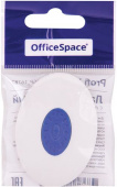 Ластик OfficeSpace "Profi XL", овальный, большой, термопластичная резина, пластик. держатель, 60*50* Ластик OfficeSpace "Profi XL", овальный, большой, термопластичная резина, пластик. держатель, 60*50*