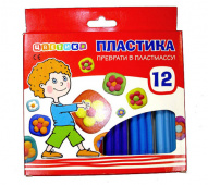 Пластика "Чудо-Цветик" 12 цв Пластика "Чудо-Цветик" 12 цв