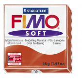 Пластика "Fimo soft", брус 56гр. Индийский красный Пластика "Fimo soft", брус 56гр. Индийский красный