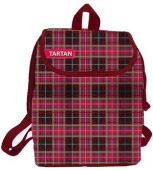 Рюкзак "Клетка бордо", отдел на молнии, 220х290х135 мм, ткань СР-01 Рюкзак "Клетка бордо", отдел на молнии, 220х290х135 мм, ткань СР-01