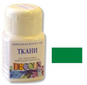 Акрил по ткани Зеленая средняя DECOLA, 50мл.
