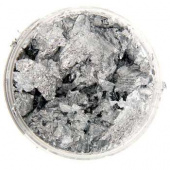 Поталь в хлопьях, серебро, вес 2 гр Поталь в хлопьях, серебро, вес 2 гр