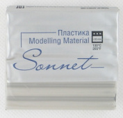 Пластика "Sonnet" серый светлый , брус 56 г. Пластика "Sonnet" серый светлый , брус 56 г.