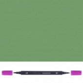 Аквамаркер "Сонет", двусторонний (кисточка и тонкий стержень), Зеленый Аквамаркер "Сонет", двусторонний (кисточка и тонкий стержень), Зеленый