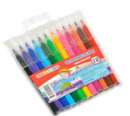 Набор фломастеров-кисточек "Цветик" 12 цветов Набор фломастеров-кисточек "Цветик" 12 цветов