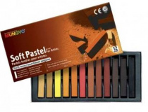 Набор пастели сухой мягкой квад.12 цв 10х10х70мм проф-ная Mungyo Soft pastel карт.коробке, Земля Набор пастели сухой мягкой квад.12 цв 10х10х70мм проф-ная Mungyo Soft pastel карт.коробке, Земля