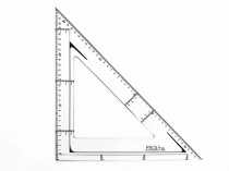 Угольник PROLine 45 гр 30 см Угольник PROLine 45 гр 30 см