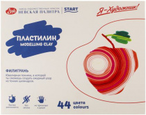 Набор пластилина детского классического "Я - Художник!", со стеком, 880 гр., 44 цвета Набор пластилина детского классического "Я - Художник!", со стеком, 880 гр., 44 цвета