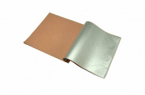 Поталь в листах 14х14 см, цвет - серебро, книжка 6 листов Поталь в листах 14х14 см, цвет - серебро, книжка 6 листов