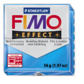 Пластика "Fimo effect", брус 56гр.Полупрозр. Синий Пластика "Fimo effect", брус 56гр.Полупрозр. Синий