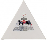 Холст грунт. на подрамнике треугольный 100% хлопок 20 х 17.3 см 280 г/кв.м ср.зерно "VISTA-ARTISTA"