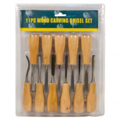 Набор резцов по дереву "Сонет", в блистере, 11 шт. Набор резцов по дереву "Сонет", в блистере, 11 шт.