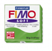 Пластика "Fimo soft", брус 56гр. Тропический зеленый Пластика "Fimo soft", брус 56гр. Тропический зеленый