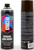 Краска аэрозольная для кожи DECORIX 335 мл, коричневый Краска аэрозольная для кожи DECORIX 335 мл, коричневый