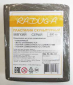Пластилин скульптурный 7ПЛ-004ПР мягкий 500 г, серый Пластилин скульптурный 7ПЛ-004ПР мягкий 500 г, серый
