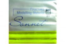 Пластика "Sonnet" Лайм с блестками, брус 56гр. Пластика "Sonnet" Лайм с блестками, брус 56гр.