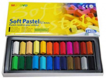 Набор пастели сухой мягкой квад.24 цв 8х8х30мм проф-ная Mungyo Soft pastel, карт.коробка Набор пастели сухой мягкой квад.24 цв 8х8х30мм проф-ная Mungyo Soft pastel, карт.коробка
