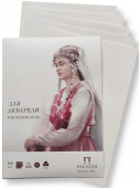 Папка для акварели Лилия Холдинг "Муза" БЕЛЫЙ А3 15 л 300 г, 100% хлопок