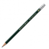 Карандаш чернографитовый Faber-Castell "Castell"-9000, с ластиком НВ Карандаш чернографитовый Faber-Castell "Castell"-9000, с ластиком НВ