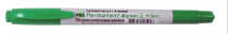 Маркер перм."Permanent marker" шир.линии 4мм./2мм. двусторонний CROWN Зелёный Маркер перм."Permanent marker" шир.линии 4мм./2мм. двусторонний CROWN Зелёный