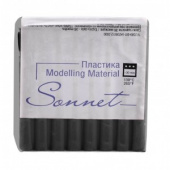 Пластика "Sonnet" Черный с блестками, брус 56гр. Пластика "Sonnet" Черный с блестками, брус 56гр.