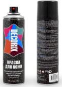 Краска аэрозольная для кожи DECORIX 335 мл, чёрный Краска аэрозольная для кожи DECORIX 335 мл, чёрный