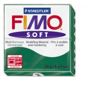 Пластика "Fimo soft", брус 56гр. Изумруд Пластика "Fimo soft", брус 56гр. Изумруд