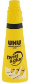 Клей универсальный UHU TWIST&GLUE 90 мл с 3-х позиционным апликатором 43595 Клей универсальный UHU TWIST&GLUE 90 мл с 3-х позиционным апликатором 43595
