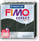 Пластика "Fimo effect", брус 57гр. Перламутр чёрный Пластика "Fimo effect", брус 57гр. Перламутр чёрный