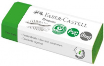 Ластик Faber-Castell "Erasure" прямоугольный, картонный футляр, 63*22*13мм, светло-зеленый