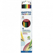 Набор цветных карандашей "GIOTTO COLORS 3.0" 6цв. 276800 Набор цветных карандашей "GIOTTO COLORS 3.0" 6цв. 276800