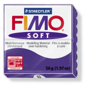 Пластика "Fimo soft", брус 56гр. Сливовый Пластика "Fimo soft", брус 56гр. Сливовый