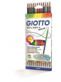 Набор цветных карандашей (двусторонние) "GIOTTO STILNOVO BICOLOR AST" 12шт. - 24цв. 256900 Набор цветных карандашей (двусторонние) "GIOTTO STILNOVO BICOLOR AST" 12шт. - 24цв. 256900