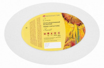 Холст на картоне "Сонет", овальный, 20х30 см, 280 г/м2, 100% хлопок, акриловый грунт, среднее зерно Холст на картоне "Сонет", овальный, 20х30 см, 280 г/м2, 100% хлопок, акриловый грунт, среднее зерно