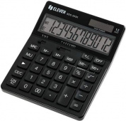 Калькулятор настольный Eleven SDC-333X-BK, 12 разрядов, двойное питание, 125*155*31мм, черный Калькулятор настольный Eleven SDC-333X-BK, 12 разрядов, двойное питание, 125*155*31мм, черный