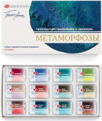 Набор акварели Белые Ночи в картоне "Метаморфозы", 12 шт х 2,5 мл