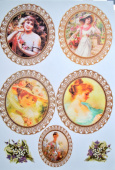 Карта для декупажа "Ажурные портреты" 21х30см. 54г/м2 (1шт.) (Уп. 5шт) Карта для декупажа "Ажурные портреты" 21х30см. 54г/м2 (1шт.) (Уп. 5шт)