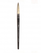 Кисть синтетика круглая, ручка короткая HI-TECH Aquarelle Quill 911 N 10 "Pinax"