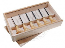 Набор стамесок прямые для резьбы по дереву и линолеуму 6штук №0.5, 1, 2, 3, 4, 71 "Татьянка" Набор стамесок прямые для резьбы по дереву и линолеуму 6штук №0.5, 1, 2, 3, 4, 71 "Татьянка"