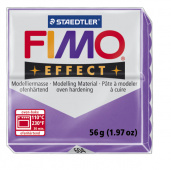 Пластика "Fimo effect", брус 56гр.Полупрозр. Фиолетовый Пластика "Fimo effect", брус 56гр.Полупрозр. Фиолетовый