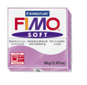 Пластика "Fimo soft", брус 56гр. Лаванда Пластика "Fimo soft", брус 56гр. Лаванда