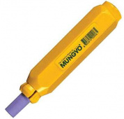 Держатель для карандашей мелков диаметр до 10 мм пластиковый, жёлтый Mungyo