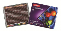 Набор цветных карандашей Coloursoft мягкие D8мм.гриф.-4мм 24 шт.в мет.кор. "Derwent" Набор цветных карандашей Coloursoft мягкие D8мм.гриф.-4мм 24 шт.в мет.кор. "Derwent"