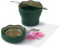 Стакан для воды складной Faber-Castell "Clic & Go" темно-зеленый