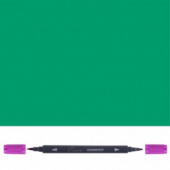 Аквамаркер "Сонет", двусторонний (кисточка и тонкий стержень), Изумрудный темный Аквамаркер "Сонет", двусторонний (кисточка и тонкий стержень), Изумрудный темный