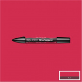Маркер Brushmarker двухсторонний на спирт.основе цв.R455 Красный рубиновый Winsor&Newton